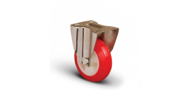 KOLIESKO 125mm EM 02 ZKP 125 PEVNE CERVENE