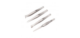 Pinzety, sada 4ks, antikor 