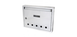 Schránka poštová 324x240x60mm biela