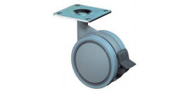 Plastové dvojkolieska s brzdou série F329