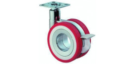 Dizajnové kolieska s brzdou série F375