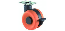 Dizajnové kolieska s brzdou série F367