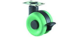 Dizajnové kolieska s brzdou série F365