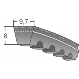 Klinový remeň XPZ 800 Lw/813 La / BANDO