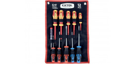 Sada skrutkovačov magnetická 12-dielna EXTOL 53088