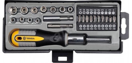 Skrutkovač račnový 36-dielna sada VOREL AUPR858