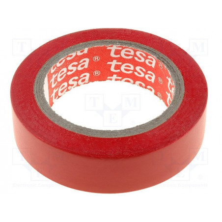 Páska 15mm/10M izolačná červená TESA 95393