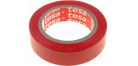 Páska 15mm/10M izolačná červená TESA 95393