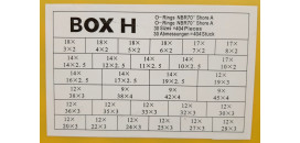 Sada okrúžkov žltá 404ks