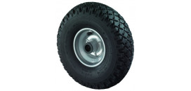 Nafukovacie kolieska vo vidlici otočná kladka s totálnou brzdou