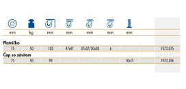 Dizajnové kolieska série F372