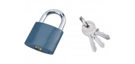 ZÁMOK VISIACÍ LIATINOVÝ MODRÝ 45mm  93145