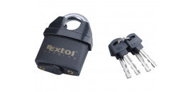 ZÁMOK VISACÍ VODEODOLNÝ BEZPECNOSTNÝ, 4 kľúče, 50mm