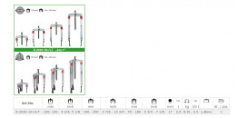 SADA 2 a 3-RAMENNÝCH SŤAHOVÁKOV KUKKO K-2030-10+S-T