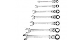 Račňové kľúče 72 zubov Cr-V 7 dielna sada EXTOL
