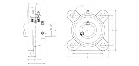 Ložiskové teleso UCF 217