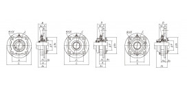 Ložisko UCFC 205 FBJ