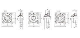 Ložisko UCF 205 FBJ