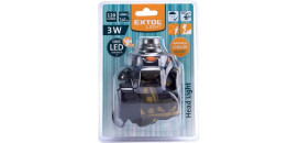 Svietidlo čelovka 3W LED s pohybovým senzorom svietivosť 120 lm 43104