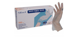 Rukavice "M" SIBEL - VINYL 100ks