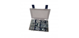 Podložky M4-M24 DIN 125 ZN - sada 539 ks