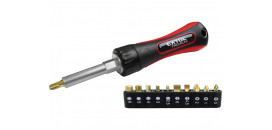 Račňový skrutkovač s magnetickým držiak + 11 bitov EXTOL 6547