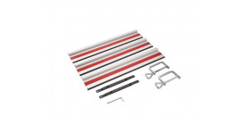 Lišta vodiaca hliníková 3 ks + 2 svorky EXTOL 8893022B