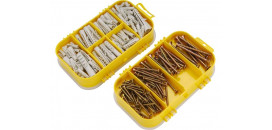 Sada skrutiek do dreva a hmoždiniek v krabičke, 1445 EXTOL