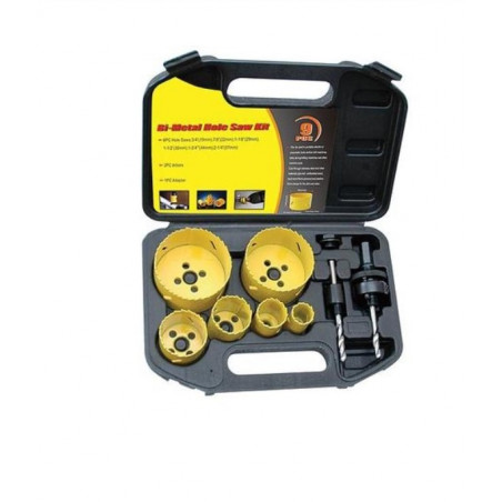 Sada vyrezávačov do kovu - 9 dielna