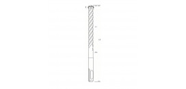 5-dielna súprava vrtákov do kladív SDS-plus-5X 6+6+8+8+10mm, BOSCH 2608833911