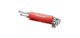 Kľúče imbus zástrčné, 1,5-10mm, 9-dielna sada, 4710100 FORTUM