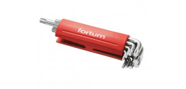 Kľúče Torx zástrčné, T10-50, 9-dielna sada, 4710300 FORTUM