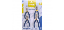 Kliešte mini, penová rukovať, 4-dielna sada, 7724 EXTOL