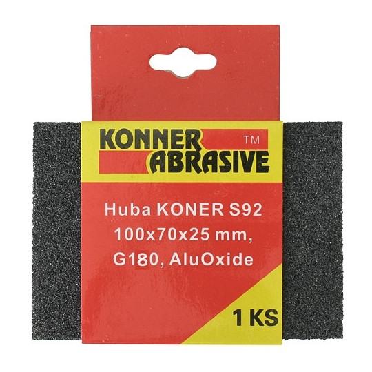 Huba KONER S92 100x70x25 mm, G180, AluOxide