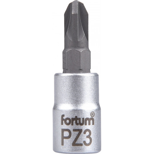 Hlavica zástrčná 1/4" PZ3 krížový FORTUM 4701823