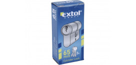 Vložka cylindrická poniklovaná 65 mm + 3x kľúč EXTOL 9401
