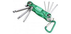 Kľúče imbusové s guľôčkou na skobe 7 ks EXTOL 66006