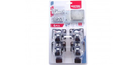 Kolieska pre stohovateľný plastový box 4 kusy EXTOL 8856076