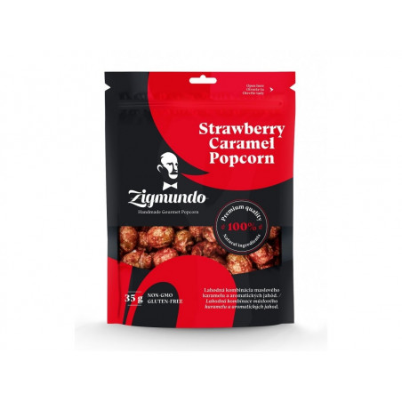 Jahodovo-karamelový Popcorn 35g ZIGMUNDO