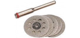 Diamantové kotúče na priamu brúsku sada 5ks EXTOL 73421