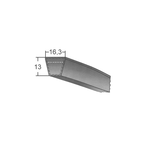 Klinový remeň SPB 2120 Lw/2142 La MAXBELT SLOVAKIA