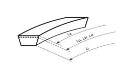 Klinový remeň XPZ 1487 Lw/1500 La MAXBELT SLOVAKIA