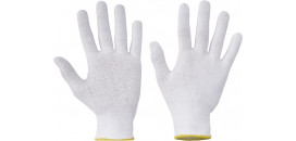 Rukavice 8"/M BUSTARD EVO biele CERVA 