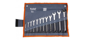 Očko-vidlicové kľúče 6-22mm 12-dielna sada EXTOL 6333