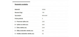 Obojstranné schodíky DD3 2x3 max.125 kg ALU STREND PRO 251096