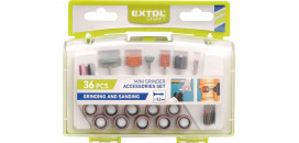 Nadstavce rezné a brúsne na priamu brúsku 36-dielna sada EXTOL 73416
