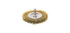 Kartáč okružný so stopkou vlnitý 0,3mm 63mm stopka pr. 6mm EXTOL 17053