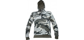 MIKINA S KAPUCOU CRAMBE SIVÁ KAMUFLÁŽ M CERVA