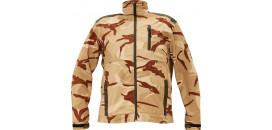 SOFTSHELLOVÁ BUNDA CRAMBE BÉŽOVÁ KAMUFLÁŽ S CERVA