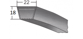 Klinový remeň SPC 2800 Lw/2830 La